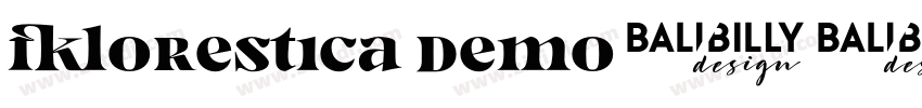 Florestica Demo字体转换